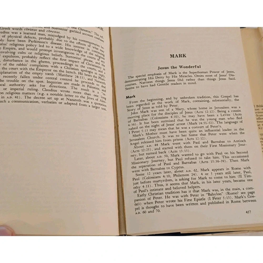 Halley's Bible Handbook New Revised Edition 1965 Hardcover Christian Resources